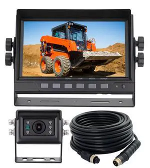 7" 1080P AHD Wired Reverse Rear View Backup Camera System,Guide line,IP69K No Water Leakage Camera, Night Vision, Vibration-Proof 10G for Tractor/Truck/Excavator/Caravan/Skid Steer/Heavy Equipment 7" 1080P AHD Wired Reverse Rear View Backup Camera System,Guide line,IP69K No Water Leakage Camera, Night Vision, Vibration-Proof 10G for Tractor/Truck/Excavator/Caravan/Skid Steer/Heavy Equipment