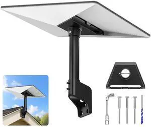Standard 4/4X Mount for Starlink, 360° Adjustable Gen 3 Dish Wall Mount with Aluminum Adapter, Rust-Resistant Roof and Eave Mounting Kit for Outdoor Use Standard 4/4X Mount for Starlink, 360° Adjustable Gen 3 Dish Wall Mount with Aluminum Adapter, Rust-Resistant Roof and Eave Mounting Kit for Outdoor Use