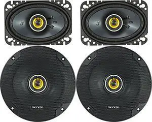 Speaker Package of 2 Items: CS Series Two 6.5" Coaxial Speakers 4-Ohm & Two 4"x6" Coaxial Speakers 4-Ohm - 1x 46CSC654, 1x 46CSC464 Speaker Package of 2 Items: CS Series Two 6.5" Coaxial Speakers 4-Ohm & Two 4"x6" Coaxial Speakers 4-Ohm - 1x 46CSC654, 1x 46CSC464