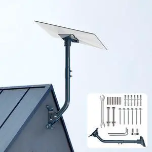 Starlink Gen 3& Gen 4/4X Mount Adapter, 15.7" Heavy Duty Steel Pivot Pole Pipe with Adjustable Base, Wall Mount Kit Compatible with Starlink V3/V4/4X Standard Dish Starlink Gen 3& Gen 4/4X Mount Adapter, 15.7" Heavy Duty Steel Pivot Pole Pipe with Adjustable Base, Wall Mount Kit Compatible with Starlink V3/V4/4X Standard Dish