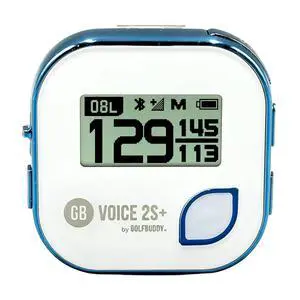 GOLFBUDDY Voice 2S+ Talking GPS Rangefinder, Clip on Hat Golf Navigation, Slope Mode on/Off, 18 Hours Battery Life, Shot Distance Measurement, Preloaded with 40,000 Courses Worldwide (Blue) GOLFBUDDY Voice 2S+ Talking GPS Rangefinder, Clip on Hat Golf Navigation, Slope Mode on/Off, 18 Hours Battery Life, Shot Distance Measurement, Preloaded with 40,000 Courses Worldwide (Blue)