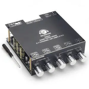 S600X 2.1 Channel Amplifier Board 300W+300W+600W Power Output,TPA3255 Chip,Bluetooth 5.2,Black S600X 2.1 Channel Amplifier Board 300W+300W+600W Power Output,TPA3255 Chip,Bluetooth 5.2,Black