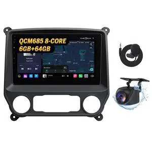 6+64GB GMSX6S2 Car Stereo for Chevy Silverado GMC 2014-2018 | QCM6225-AD octa-core processor Chevrolet wireless CarPlay Android Auto 10.1"QLED display Bluetooth 2015 Silverado 6+64GB GMSX6S2 Car Stereo for Chevy Silverado GMC 2014-2018 | QCM6225-AD octa-core processor Chevrolet wireless CarPlay Android Auto 10.1"QLED display Bluetooth 2015 Silverado