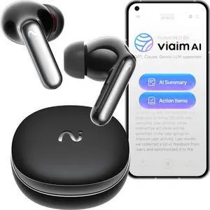 RecDot AI Voice Recorder Earbuds, AI Note Taker for Meetings & Calls | Real-Time transcription & translation across 78 languages, 48 dB hybrid ANC, AI powered summaries with advanced LLM models RecDot AI Voice Recorder Earbuds, AI Note Taker for Meetings & Calls | Real-Time transcription & translation across 78 languages, 48 dB hybrid ANC, AI powered summaries with advanced LLM models