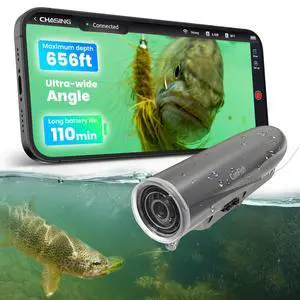 CanFish Fishing CamX Fishing Finders Camera,Lure Action Camera HD 1080P &136°Ultra-Wide-Angle,656FT ROV Waterproof/Motion Sensing/Segmented Intelligent Recording/Wireless Charge/App Compatible (Grey) CanFish Fishing CamX Fishing Finders Camera,Lure Action Camera HD 1080P &136°Ultra-Wide-Angle,656FT ROV Waterproof/Motion Sensing/Segmented Intelligent Recording/Wireless Charge/App Compatible (Grey)