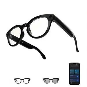 Ai Smart Glasses with Camera and Bluetooth - 4K HD Video Recording, Real-Time Translation, with Color-Changing Lenses for Travel, Sports, Outdoor Use Ai Smart Glasses with Camera and Bluetooth - 4K HD Video Recording, Real-Time Translation, with Color-Changing Lenses for Travel, Sports, Outdoor Use