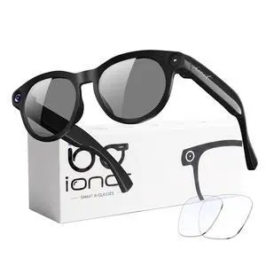 AI Smart Glasses with Camera, 8MP HD Video, Real-Time Translation | Photo Capture,Object Recognition,80min Video Time,Open-Ear Music, Bluetooth Calls, AI Assistant AI Smart Glasses with Camera, 8MP HD Video, Real-Time Translation | Photo Capture,Object Recognition,80min Video Time,Open-Ear Music, Bluetooth Calls, AI Assistant