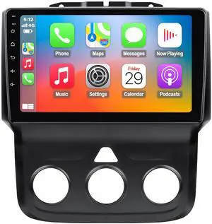 Car Stereo for Dodge RAM 1500 2500 3500 2013-2018 Manual AC with CarPlay | 9'' Android 15 Touch Screen Radio Replacement,2G Ram 32G ROM Car Stereo for Dodge RAM 1500 2500 3500 2013-2018 Manual AC with CarPlay | 9'' Android 15 Touch Screen Radio Replacement,2G Ram 32G ROM