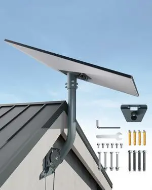 for Starlink Standard 4/4X Roof Mount, Metal Starlink Gen 3/V3 Mounting Kit | for Starlink Gen 3 Wall Mount with Pipe Adapter, Angle Adjustable (Curved Tube) for Starlink Standard 4/4X Roof Mount, Metal Starlink Gen 3/V3 Mounting Kit | for Starlink Gen 3 Wall Mount with Pipe Adapter, Angle Adjustable (Curved Tube)
