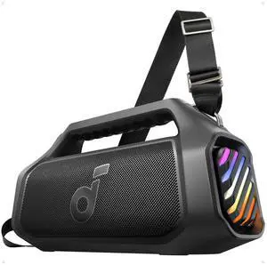 Boom 2 Plus Portable Speaker By Anker, 140W, 2+2 Channel Audio | IPX7 Waterproof, BassUp 2.0, 20H playtime, fast charge, RGB lights, power bank, Bluetooth 5.3, camping & beach use Boom 2 Plus Portable Speaker By Anker, 140W, 2+2 Channel Audio | IPX7 Waterproof, BassUp 2.0, 20H playtime, fast charge, RGB lights, power bank, Bluetooth 5.3, camping & beach use