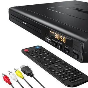 Region-Free DVD Player for TV with HDMI | Plays Regions 0-6 & Multi Formats,RCA Compact DVD/CD Player for Smart TV,Designed for Collectors & Vintage Movie Collections Region-Free DVD Player for TV with HDMI | Plays Regions 0-6 & Multi Formats,RCA Compact DVD/CD Player for Smart TV,Designed for Collectors & Vintage Movie Collections