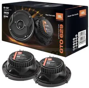 GTO629 6.5" Grand Touring Series Car Audio Speakers - 2-Way, 360 Watts MAX Power, Factory-Sized Replacement Includes Iron Crush Cleaning Cloth GTO629 6.5" Grand Touring Series Car Audio Speakers - 2-Way, 360 Watts MAX Power, Factory-Sized Replacement Includes Iron Crush Cleaning Cloth