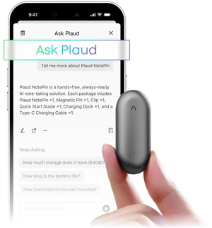 NotePin Voice Recorder, AI Voice Recorder, AI Note Taker, AI Transcribe & Summarize, Support 112 Languages, for Meetings, Lectures, Professionals, Teams, Cosmic Gray, Non-S Version NotePin Voice Recorder, AI Voice Recorder, AI Note Taker, AI Transcribe & Summarize, Support 112 Languages, for Meetings, Lectures, Professionals, Teams, Cosmic Gray, Non-S Version