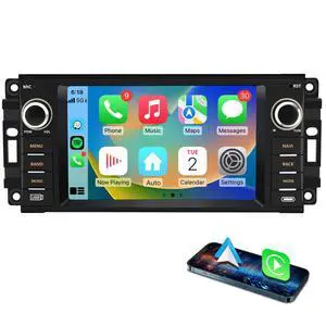 64GB Car Stereo for Jeep Wrangler JK 2007-2018 Dodge Ram 2008-2012 | 7" Touch Screen Jeep Wrangler Compass Carplay Radio Ram 1500 2500 3500 with WiFi GPS AM FM Android Auto 64GB Car Stereo for Jeep Wrangler JK 2007-2018 Dodge Ram 2008-2012 | 7" Touch Screen Jeep Wrangler Compass Carplay Radio Ram 1500 2500 3500 with WiFi GPS AM FM Android Auto
