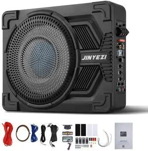 10" 1200W Under Seat Subwoofers with Amp, Class D MOSFET Amp & Efficient Heat Dissipation Design, Independent Control for Low-Pass Filter/Gain/Bass Boost, Suitable for Trucks/SUVs/Jeeps/MPVs 10" 1200W Under Seat Subwoofers with Amp, Class D MOSFET Amp & Efficient Heat Dissipation Design, Independent Control for Low-Pass Filter/Gain/Bass Boost, Suitable for Trucks/SUVs/Jeeps/MPVs