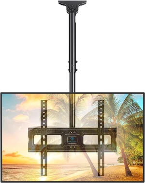 Ceiling TV Mount for 26-65 inch Flat Screen Displays, Max VESA 400x400mm, Hanging Adjustable Ceiling TV Bracket Fits Most LCD LED OLED 4K TVs, Pole Ceiling Mount Holds up to 110lbs, PSCM2 Ceiling TV Mount for 26-65 inch Flat Screen Displays, Max VESA 400x400mm, Hanging Adjustable Ceiling TV Bracket Fits Most LCD LED OLED 4K TVs, Pole Ceiling Mount Holds up to 110lbs, PSCM2