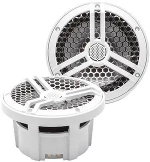 SK65M 6.5" 2-Way Marine Full Range 320 Watt Coaxial Speakers, Pair (White) SK65M 6.5" 2-Way Marine Full Range 320 Watt Coaxial Speakers, Pair (White)