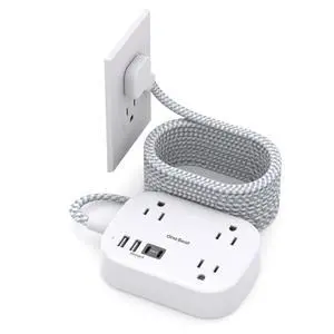 Cruise Essentials 2026,Travel Power Strip with USB C,Flat Plug Extension Cord 15 ft with 3 Outlets 4 USB Ports(2 USB C), Desk Wall Outlet Extender,Non Surge Protector for Cruise,Dorm Room,ETL Cruise Essentials 2026,Travel Power Strip with USB C,Flat Plug Extension Cord 15 ft with 3 Outlets 4 USB Ports(2 USB C), Desk Wall Outlet Extender,Non Surge Protector for Cruise,Dorm Room,ETL