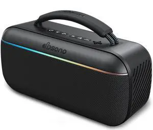 Portable Bluetooth Speaker Wireless, 100W Peak, Bluetooth 6.0, Black | SoundPulse 2.0, Bass Boost, USB-C Audio, Multi-Speaker Pairing, Waterproof, TWS stereo for indoor and outdoor listening Portable Bluetooth Speaker Wireless, 100W Peak, Bluetooth 6.0, Black | SoundPulse 2.0, Bass Boost, USB-C Audio, Multi-Speaker Pairing, Waterproof, TWS stereo for indoor and outdoor listening