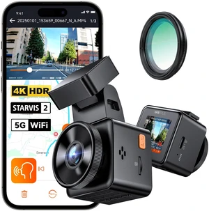 E1 Pro 4K Mini Dash Cam Front, STARVIS 2 PlatePix HDR Night Vision Car Camera, Built-in 5G WiFi GPS, 1.54'' IPS Screen, Voice Control, 24/7 Buffered Parking Mode, Support 1TB Max E1 Pro 4K Mini Dash Cam Front, STARVIS 2 PlatePix HDR Night Vision Car Camera, Built-in 5G WiFi GPS, 1.54'' IPS Screen, Voice Control, 24/7 Buffered Parking Mode, Support 1TB Max