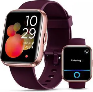 Smart Watches for Women, Smart Watch for Android Phones & iPhone, Fitness Watches for Women with Alexa, Call & Notification Alerts, Tracks Heart Rate/Sleep Smartwatches (Dark Purlple, 1.8 inches) Smart Watches for Women, Smart Watch for Android Phones & iPhone, Fitness Watches for Women with Alexa, Call & Notification Alerts, Tracks Heart Rate/Sleep Smartwatches (Dark Purlple, 1.8 inches)