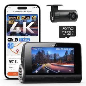 4K Dash Cam Front and Rear, 4K+1080P Dual STARVIS 2 Car Dash Camera for Cars, 4G LTE Remote Access, AI Motion Detection, WiFi 6, 5 GPS, 24H Parking Mode, HDR Night Vision, Voice Control, ADAS 4K Dash Cam Front and Rear, 4K+1080P Dual STARVIS 2 Car Dash Camera for Cars, 4G LTE Remote Access, AI Motion Detection, WiFi 6, 5 GPS, 24H Parking Mode, HDR Night Vision, Voice Control, ADAS