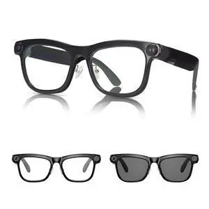 AI Smart Glasses with 13MP Camera & Real-Time Translation,4K HD Video Recording for Vlogging, Voice Assistant, Open-Ear Audio, Photochromic Lenses for Business and Travel AI Smart Glasses with 13MP Camera & Real-Time Translation,4K HD Video Recording for Vlogging, Voice Assistant, Open-Ear Audio, Photochromic Lenses for Business and Travel