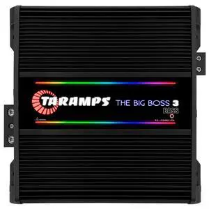Taramps The Big Boss 3 Black 3000W RMS Monoblock Class D Car Amplifier | Automatically adapts from 0.5 to 2 Ohms with Smart Technology for maximum flexibility and powerful bass performance Taramps The Big Boss 3 Black 3000W RMS Monoblock Class D Car Amplifier | Automatically adapts from 0.5 to 2 Ohms with Smart Technology for maximum flexibility and powerful bass performance