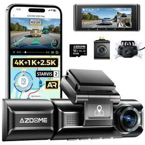 M550 Max 4K 3 Channel Dash Cam Front Rear and Inside, Dual STARVIS 2 | 4K+1080P+2.5K, Motion Detection Parking Monitor, Built-in WiFi & GPS, 64GB Card Included, IR Night Vision, WDR, OTA Updates M550 Max 4K 3 Channel Dash Cam Front Rear and Inside, Dual STARVIS 2 | 4K+1080P+2.5K, Motion Detection Parking Monitor, Built-in WiFi & GPS, 64GB Card Included, IR Night Vision, WDR, OTA Updates