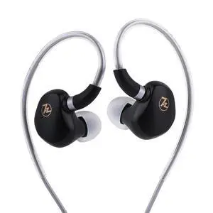 7HZ G1 in-Ear Monitor, 10mm DLC Dynamic Driver IEM Wired Earbuds, HiFi Headphones with Detachable OFC Silver-Plated Cable for Gaming and Music Audiophiles (with Mic, Black) 7HZ G1 in-Ear Monitor, 10mm DLC Dynamic Driver IEM Wired Earbuds, HiFi Headphones with Detachable OFC Silver-Plated Cable for Gaming and Music Audiophiles (with Mic, Black)