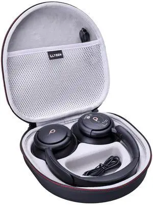 LTGEM Case Compatible with Anker Soundcore Life Q20i/Q20/Q30, Black+Gray | Fits Soundcore Life Q45 Hybrid Active Noise Cancelling Headphones LTGEM Case Compatible with Anker Soundcore Life Q20i/Q20/Q30, Black+Gray | Fits Soundcore Life Q45 Hybrid Active Noise Cancelling Headphones