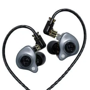 in Ear Monitor Headphones Without Mic, 3.5mm,Gray,10mm Driver | 10mm Dynamic Driver,Detachable 4N OFC Cable,HiFi IEM Earphones for Gaming and Gift Giving in Ear Monitor Headphones Without Mic, 3.5mm,Gray,10mm Driver | 10mm Dynamic Driver,Detachable 4N OFC Cable,HiFi IEM Earphones for Gaming and Gift Giving