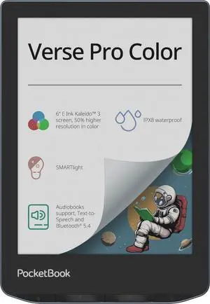 Verse Pro Color | Super Thin and Compact 6" e-Reader | Color Screen E Ink Kaleido 3 Eye-Safe and Glare-Free | Text-to-Speech & Bluetooth | Audiobooks | SMARTlight | IPX8 Waterproof Verse Pro Color | Super Thin and Compact 6" e-Reader | Color Screen E Ink Kaleido 3 Eye-Safe and Glare-Free | Text-to-Speech & Bluetooth | Audiobooks | SMARTlight | IPX8 Waterproof