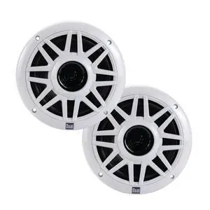 DMP623 6.5" Marine Speakers Pair 100W Peak Weatherproof | Weather & UV resistant, 100W peak 20W RMS per speaker, high performance marine sound, white finish, for boat audio DMP623 6.5" Marine Speakers Pair 100W Peak Weatherproof | Weather & UV resistant, 100W peak 20W RMS per speaker, high performance marine sound, white finish, for boat audio