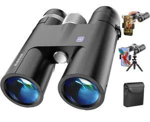 18x50 Professional Large View Binoculars for Adults with Upgraded Phone Adapter, Tripod and Tripod Adapter - Waterproof Binocular with BaK4 prisms for Bird Watching,Hiking,Outdoor Adventures 18x50 Professional Large View Binoculars for Adults with Upgraded Phone Adapter, Tripod and Tripod Adapter - Waterproof Binocular with BaK4 prisms for Bird Watching,Hiking,Outdoor Adventures