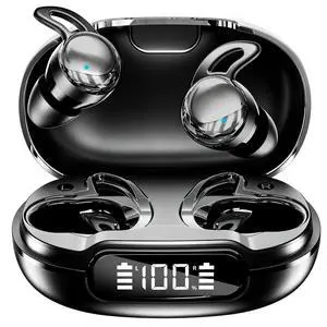 2026 Sleep Earbuds Bluetooth 6.1 - Ultra Comfort Ear Plugs for Sleeping Invisible Sleep Headphones for Side Sleepers, 48H Playtime, Crystal-Clear Calls - Silver Black 2026 Sleep Earbuds Bluetooth 6.1 - Ultra Comfort Ear Plugs for Sleeping Invisible Sleep Headphones for Side Sleepers, 48H Playtime, Crystal-Clear Calls - Silver Black