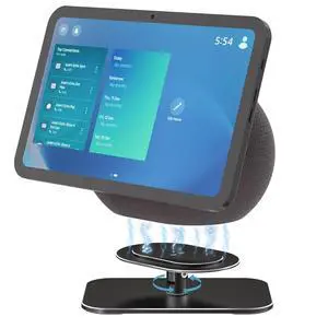Adjustable Stand for Echo Show 8/11 (2025 Release) Display, Solid Aluminum Holder with Tilt and Swivel, No-Mount Compact Desktop Design, Anti-Slip Table Stand Without Blocking Audio (Black) Adjustable Stand for Echo Show 8/11 (2025 Release) Display, Solid Aluminum Holder with Tilt and Swivel, No-Mount Compact Desktop Design, Anti-Slip Table Stand Without Blocking Audio (Black)