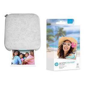 Sprocket 3x4 Instant Photo Printer Wirelessly Print 3.5x4.25 Photos on Zink Paper + Sprocket 3.5 x 4.25 Zink Sticky-Backed Photo Paper (50 Pack) Compatible w/ Sprocket 3x4 Photo Printer Sprocket 3x4 Instant Photo Printer Wirelessly Print 3.5x4.25 Photos on Zink Paper + Sprocket 3.5 x 4.25 Zink Sticky-Backed Photo Paper (50 Pack) Compatible w/ Sprocket 3x4 Photo Printer