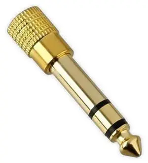 M5 Screwable Headphone Adapter, Gold M5 Screwable Headphone Adapter, Gold