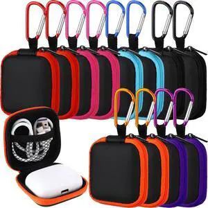 30 Pack Square Earbud Case Multicolor Pouch Portable Earbud Storage Holder Small Headphone Carrying Case with Clip for Earpieces Memory Card Camera Chips Storage 30 Pack Square Earbud Case Multicolor Pouch Portable Earbud Storage Holder Small Headphone Carrying Case with Clip for Earpieces Memory Card Camera Chips Storage