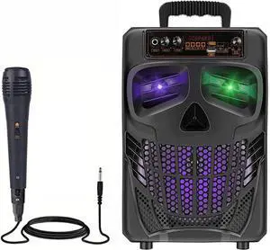 Portable Bluetooth Speaker with Subwoofer Wireless Speakers Big Support FM Radio TF Card LED Lights MP3 Player Party for Home Camping iPhone Computer PC Portable Bluetooth Speaker with Subwoofer Wireless Speakers Big Support FM Radio TF Card LED Lights MP3 Player Party for Home Camping iPhone Computer PC