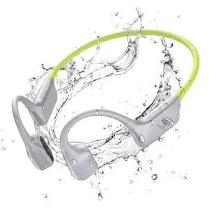 Bone Conduction Headphones for Swimming, GS08MAX Open-Ear Headphones Hybrid Bone Air Conduction Earbuds IP68 Waterproof with 32GB MP3, Bluetooth 6.0 Wireless, 8H Battery Bone Conduction Headphones for Swimming, GS08MAX Open-Ear Headphones Hybrid Bone Air Conduction Earbuds IP68 Waterproof with 32GB MP3, Bluetooth 6.0 Wireless, 8H Battery