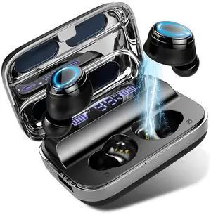 Wireless Earbuds, 140Hrs Playtime Ear Buds 2026 New Bluetooth 5.3 Headphones 6D Stereo Bass with ENC Clear Call, IPX7 Waterproof Earphones for Sports/Working, in Ear Headphones for Android/iOS Wireless Earbuds, 140Hrs Playtime Ear Buds 2026 New Bluetooth 5.3 Headphones 6D Stereo Bass with ENC Clear Call, IPX7 Waterproof Earphones for Sports/Working, in Ear Headphones for Android/iOS
