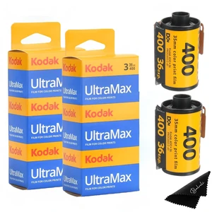 Kodak Ultramax 400 35mm Film - 6 Pack of 36 Exposure Rolls for 35mm Cameras Kodak Ultramax 400 35mm Film - 6 Pack of 36 Exposure Rolls for 35mm Cameras