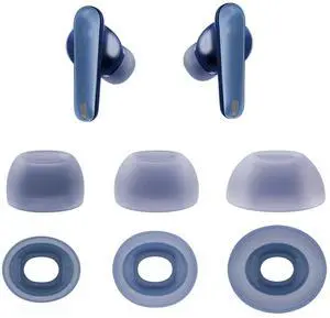 Replacement Eartips for Soundcore by Anker Liberty 4 NC Earbuds | Flexible Silicone Earbuds Tips, Not for Other Models, 3Pairs (S/M/L) Blue Replacement Eartips for Soundcore by Anker Liberty 4 NC Earbuds | Flexible Silicone Earbuds Tips, Not for Other Models, 3Pairs (S/M/L) Blue