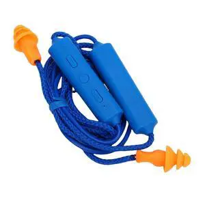 Bluetooth Earplug Headphones, Neckband Wireless Earbuds Ear Plugs, Noise Reduction in Ear Earphones with Mic, IPX5 Water Proof, 20 Hours Battery, for Industrial Safety (Blue) Bluetooth Earplug Headphones, Neckband Wireless Earbuds Ear Plugs, Noise Reduction in Ear Earphones with Mic, IPX5 Water Proof, 20 Hours Battery, for Industrial Safety (Blue)