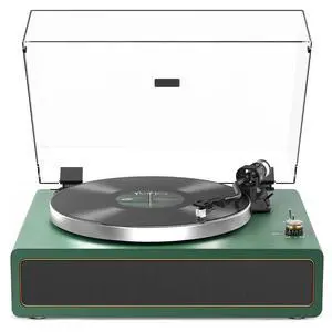 Turntable Record Player with Built-in Speakers, Vinyl Record Player Support Bluetooth Playback Auto Stop 33&45 RPM Speed RCA Line Out AUX in All-in-one Belt-Drive Turntable for Vinyl Records Turntable Record Player with Built-in Speakers, Vinyl Record Player Support Bluetooth Playback Auto Stop 33&45 RPM Speed RCA Line Out AUX in All-in-one Belt-Drive Turntable for Vinyl Records