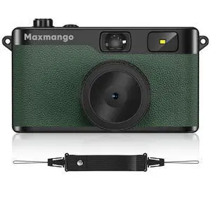 D53 Vintage Digital Camera - Retro Digital Camera 12MP Screenless Vintage Camera Disposable Camera Replacement Includes 8GB SD Card Green D53 Vintage Digital Camera - Retro Digital Camera 12MP Screenless Vintage Camera Disposable Camera Replacement Includes 8GB SD Card Green