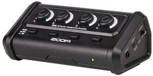 ZHA-4 4-Channel, Battery-Powered Headphone Amplifier with Volume & Mute Functions, for Podcasting, Music, Production ZHA-4 4-Channel, Battery-Powered Headphone Amplifier with Volume & Mute Functions, for Podcasting, Music, Production