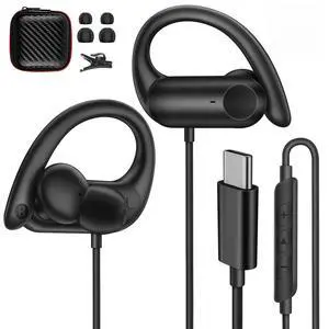ASKUBSKU USB C Headphones Over Ear Hooks for Samsung S26 Ultra S25 S24 S23 ASKUBSKU USB C Headphones Over Ear Hooks for Samsung S26 Ultra S25 S24 S23